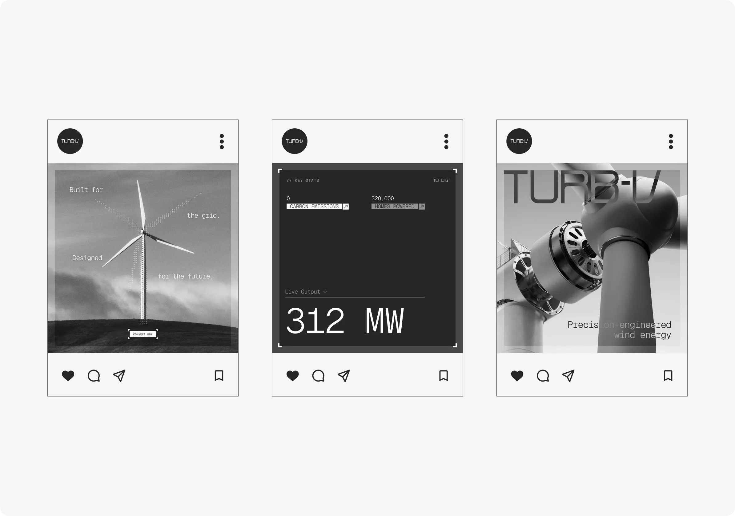 TURB-V Social Media Layouts